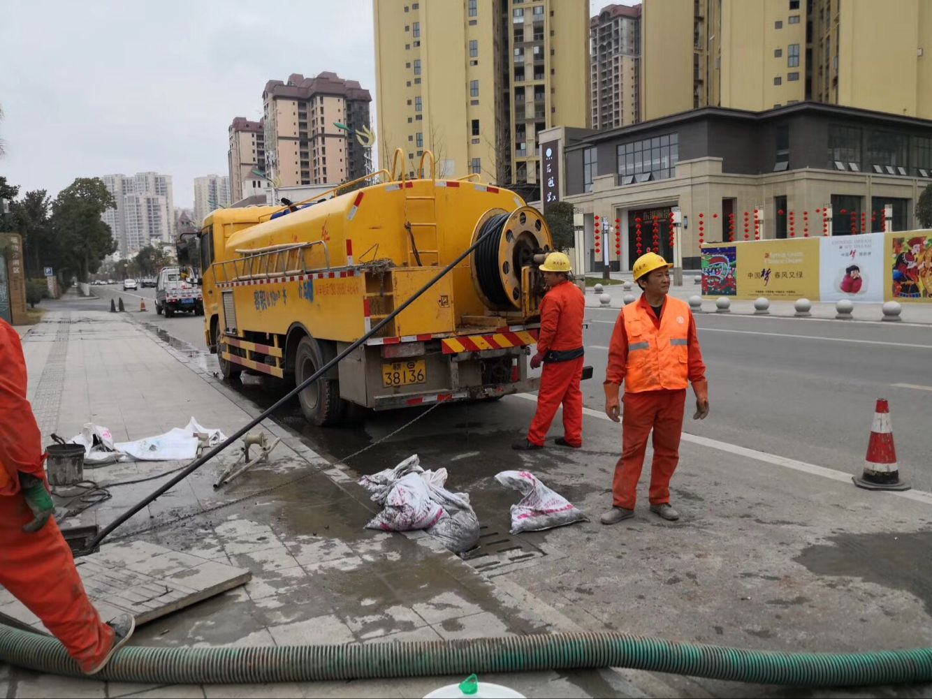 北海排污管道清淤-管道清洗